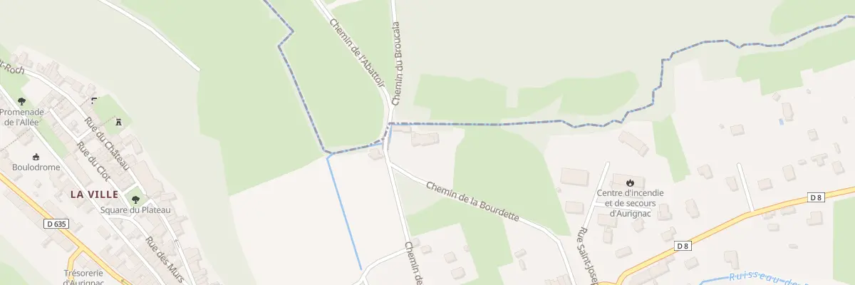 Plan du 369 Che de Las Bourdettes à Boussan