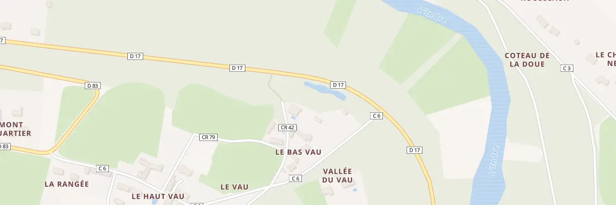 Plan du 4 Le Bas Vau à Courçay