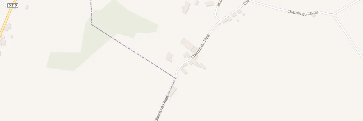 Plan du 72 Chem du Tepe à Montespan