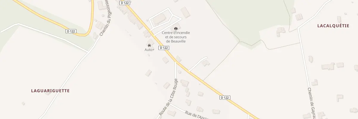 Plan du 312 Picadou à Beauville