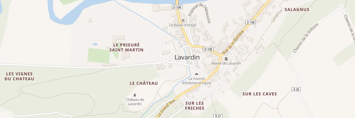 Plan du 6 Rue des Vaux Boyers à Lavardin