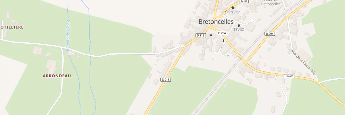 Plan du 22 Rue Jules Lemaitre à Bretoncelles