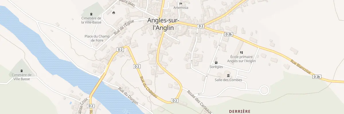 Plan du 15 Rue du Four Banal à Angles-sur-l’Anglin