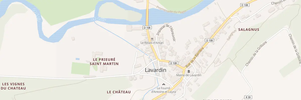 Plan du 13 Pl Capitaine du Vigneau à Lavardin