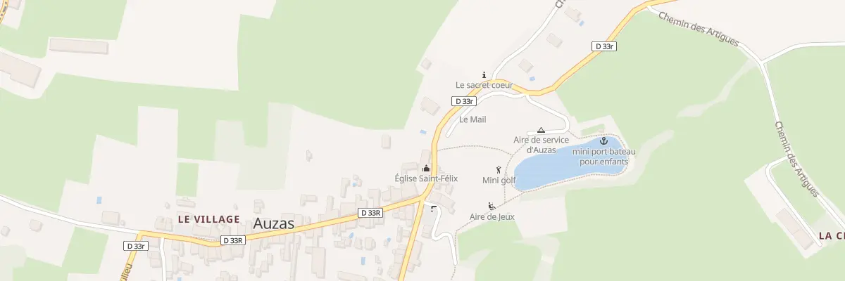 Plan du 65 Malesta à Auzas
