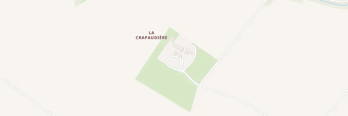 Plan de La Crapaudiere à Villedômer