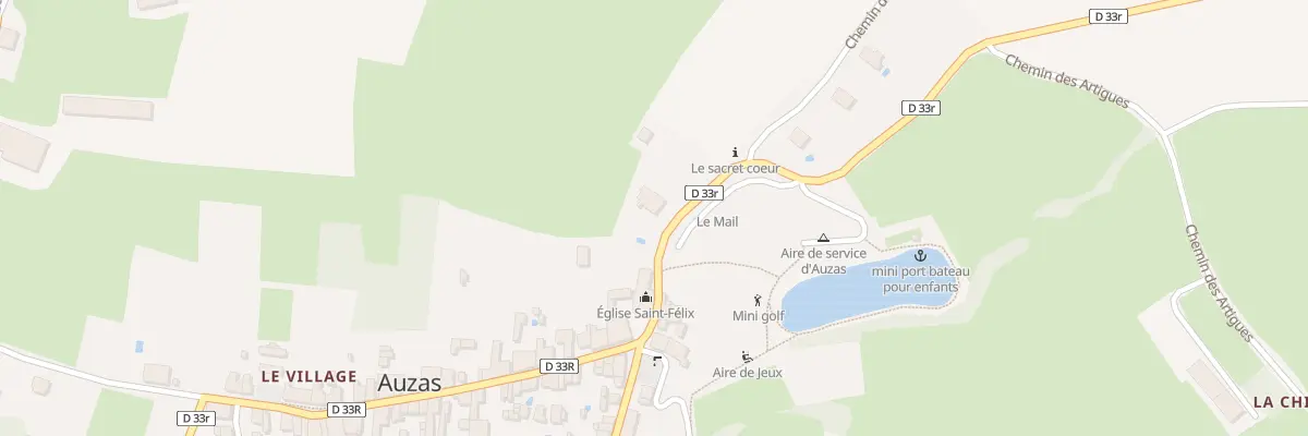 Plan du 3 Rue du Lac à Auzas