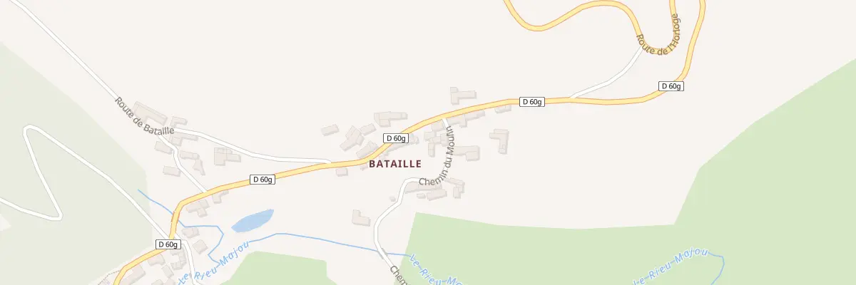Plan du 98 Bataille à Chein-Dessus