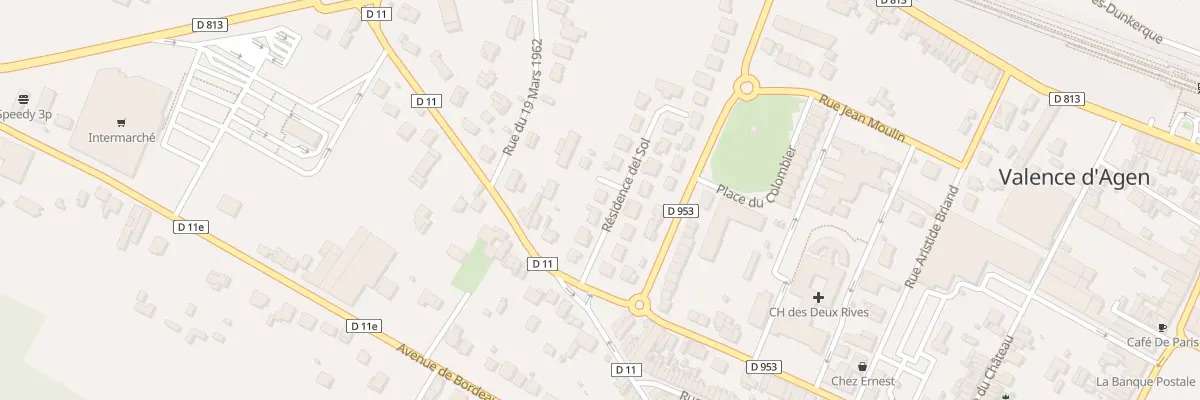 Plan du 7 Res Del Sol à Valence