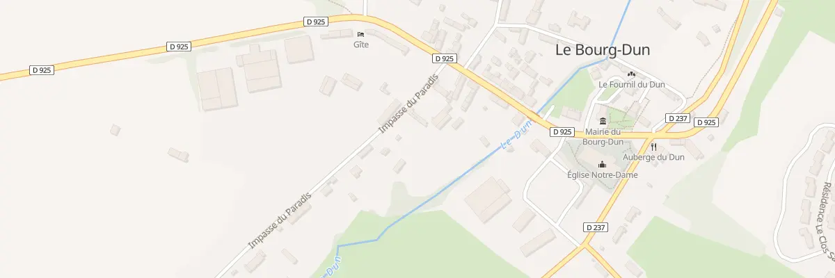 Plan du 5023 Le Bourg au Bourg-Dun