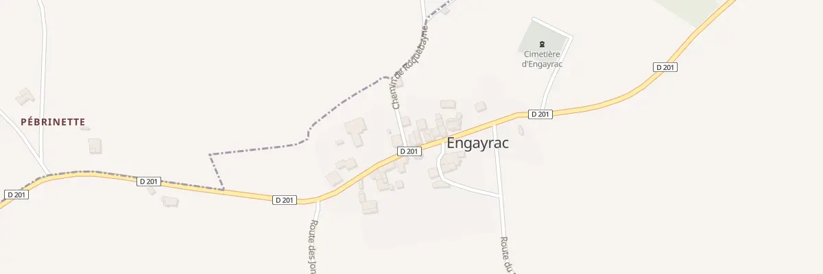 Plan du 2548 Rte du Plateau d’Engayrac à Engayrac