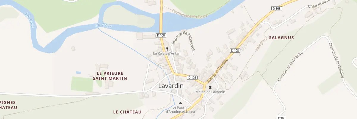 Plan du 14 Pl Capitaine du Vigneau à Lavardin