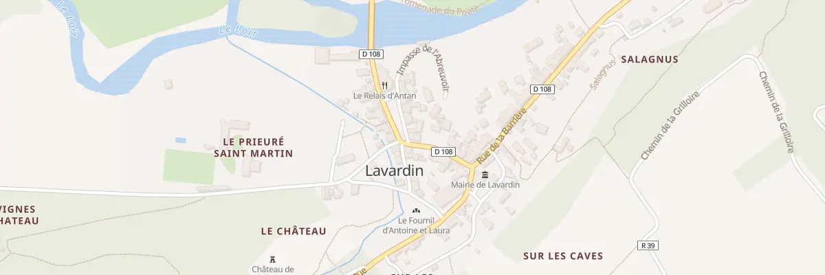 Plan du 5002 Le Bourg à Lavardin