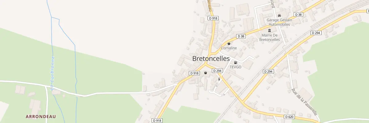 Plan du 8 Pl du General de Gaulle à Bretoncelles