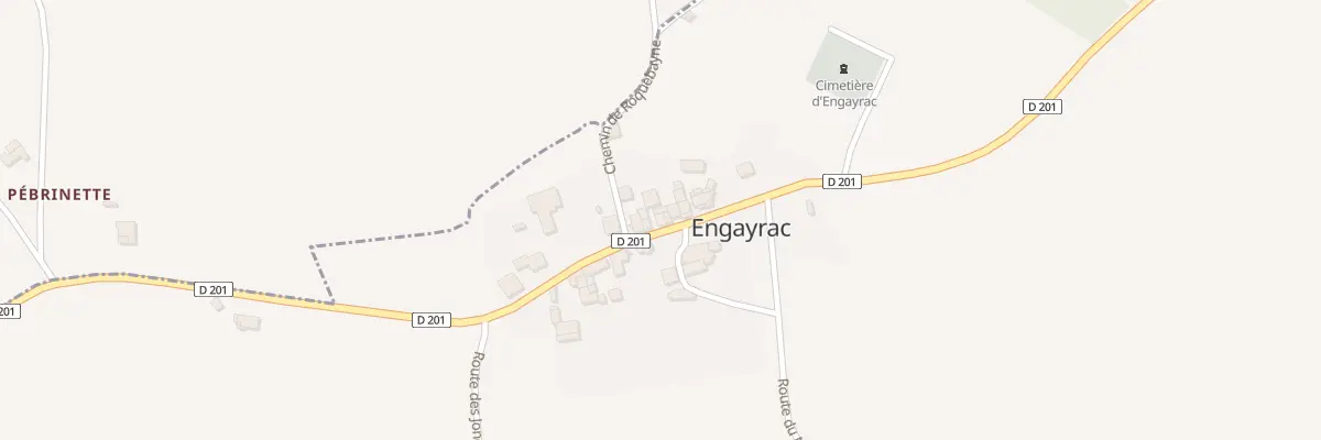 Plan du 2522 Rte du Plateau d’Engayrac à Engayrac