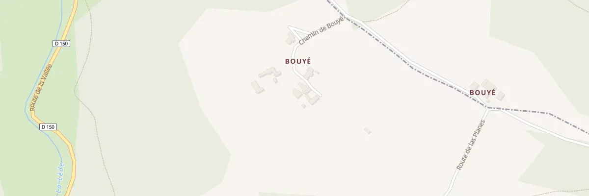 Plan du 43 Bouye à Gavaudun