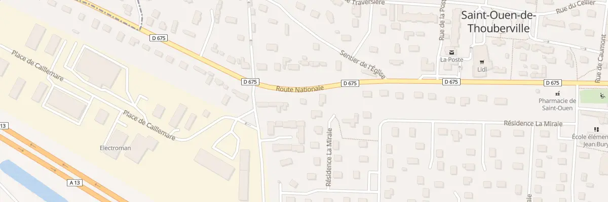 Plan du 137 Rte Nationale à Saint-Ouen-de-Thouberville
