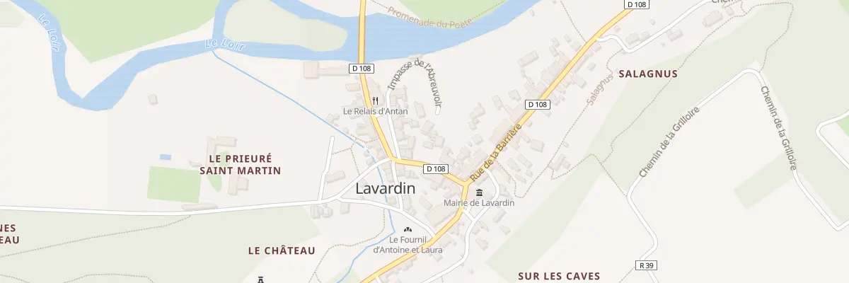 Plan du 16 Pl Capitaine du Vigneau à Lavardin