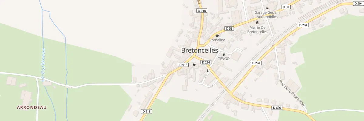 Plan du 8A Pl du General de Gaulle à Bretoncelles