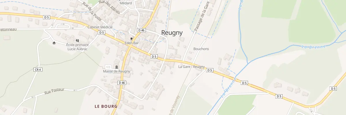 Plan du 17 Rue Victor Hugo à Reugny