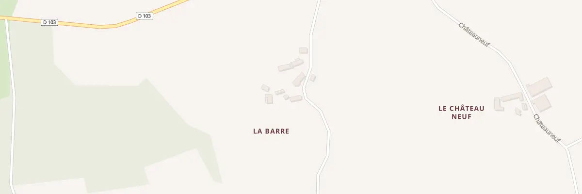 Plan du 317 La Barre au Petit-Pressigny