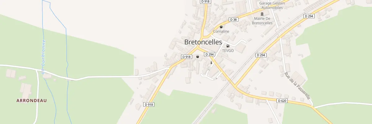 Plan du 5 Rue Jules Lemaitre à Bretoncelles