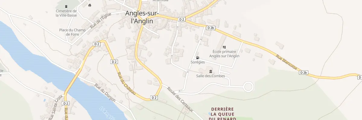 Plan du 21 Rue de la Queue du Renard à Angles-sur-l’Anglin