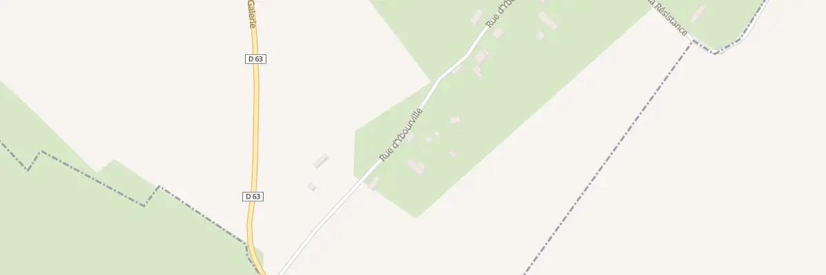 Plan du 2645 Rue d’Ybourville à Bouville