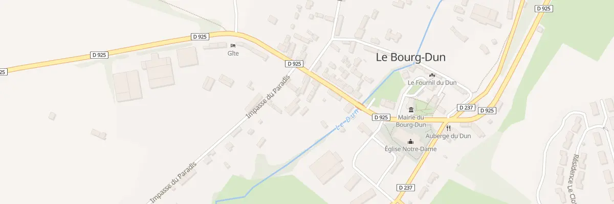 Plan du 11 Rte de Dieppe au Bourg-Dun