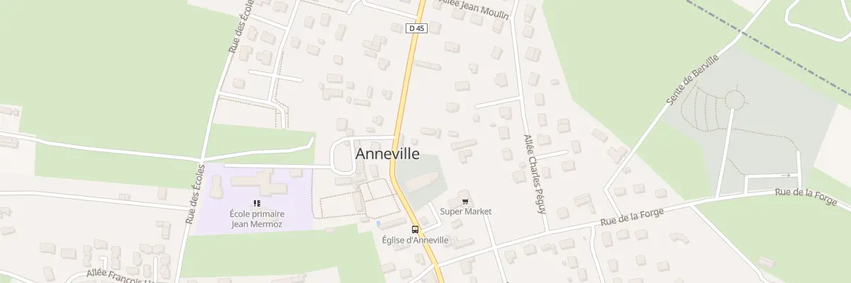Plan du 5145 Le Bourg à Anneville-Ambourville