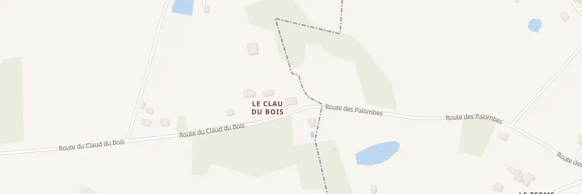 Plan du 9000 Claud du Bois à Saint-Romain-et-Saint-Clément