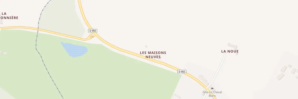 Plan du 1 La Maison Neuve à Vichères