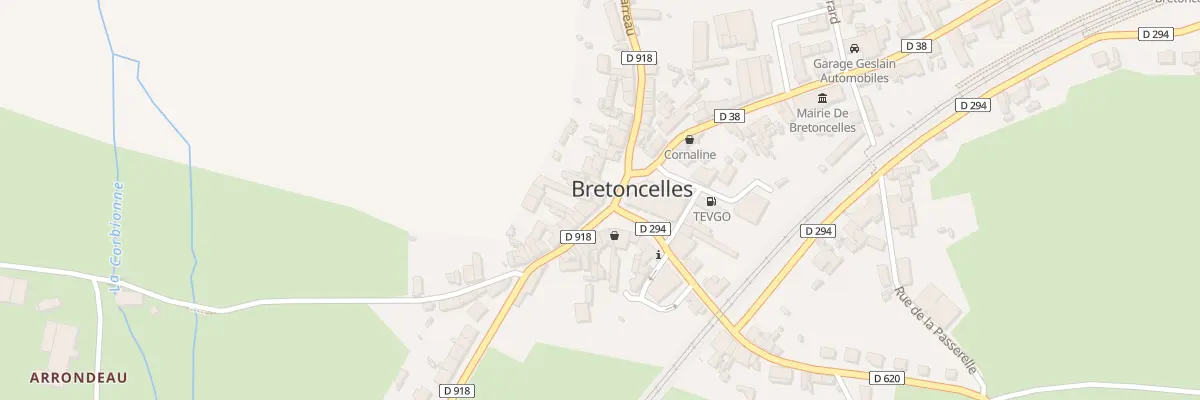 Plan du 5 Pl du General de Gaulle à Bretoncelles
