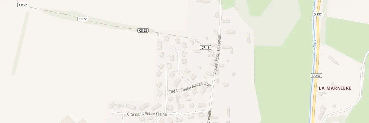 Plan du 3 Cité Cavee aux Moines au Bourg-Dun