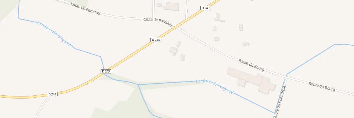 Plan du 1109 Rte du Bourg à Trémons
