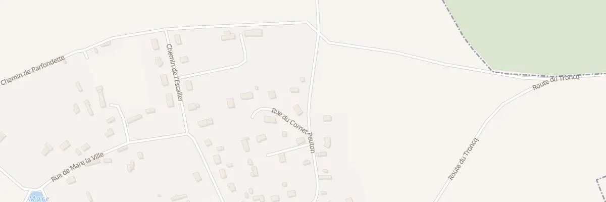 Plan du 10 Rue du Cornet Peuton à Épégard