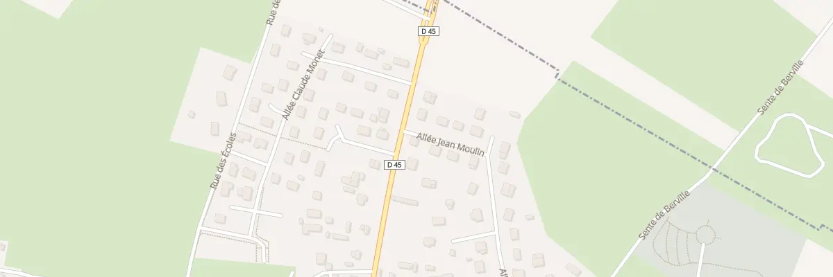 Plan du 2 All Jean Moulin à Anneville-Ambourville
