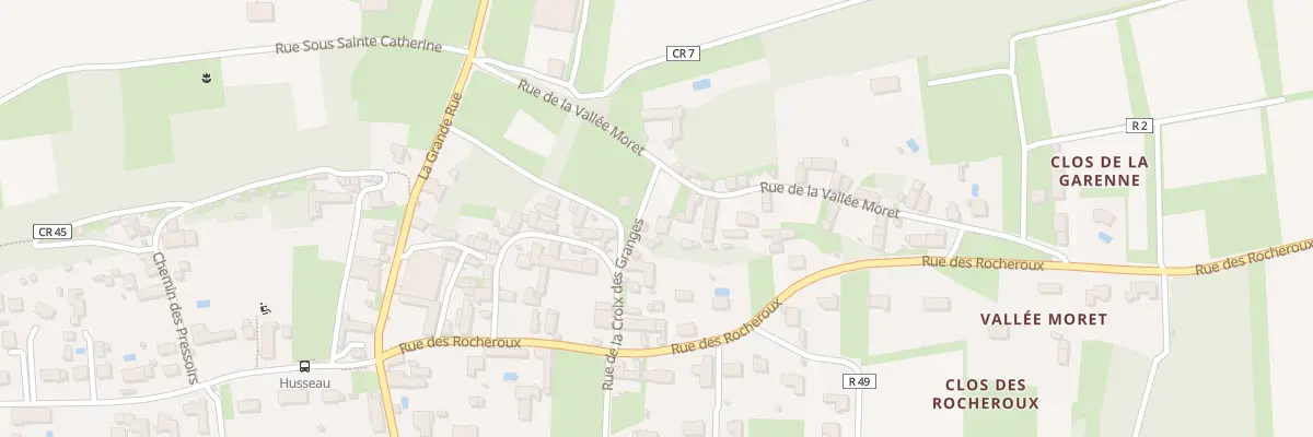 Plan du 1 Rue de la Croix des Granges à Montlouis-sur-Loire