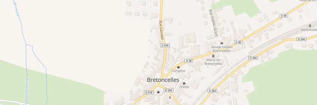 Plan du 9 Rue Gareau à Bretoncelles