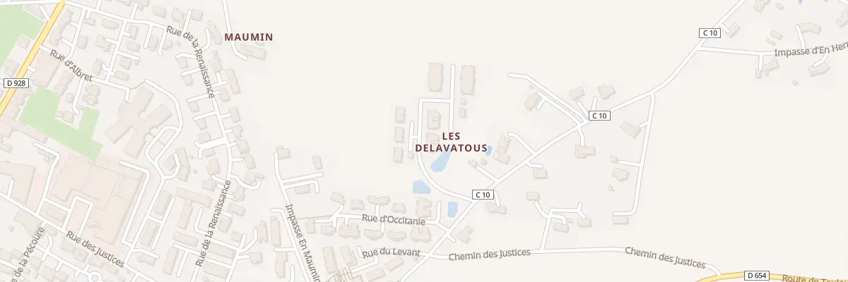 Plan du 6181E Rue de Gascogne à Mauvezin
