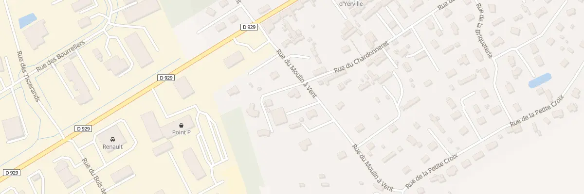 Plan du 118 Rue du Moulin à Vent à Yerville