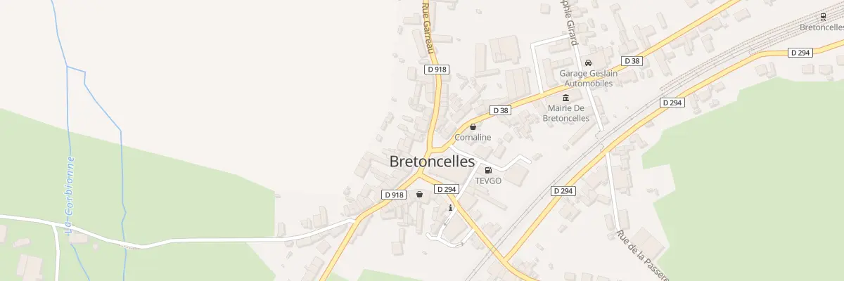 Plan du 1 Pl du General de Gaulle à Bretoncelles