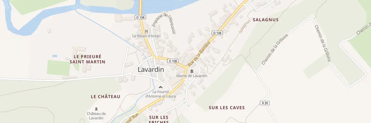 Plan du 14 Rue Pied de Mai à Lavardin