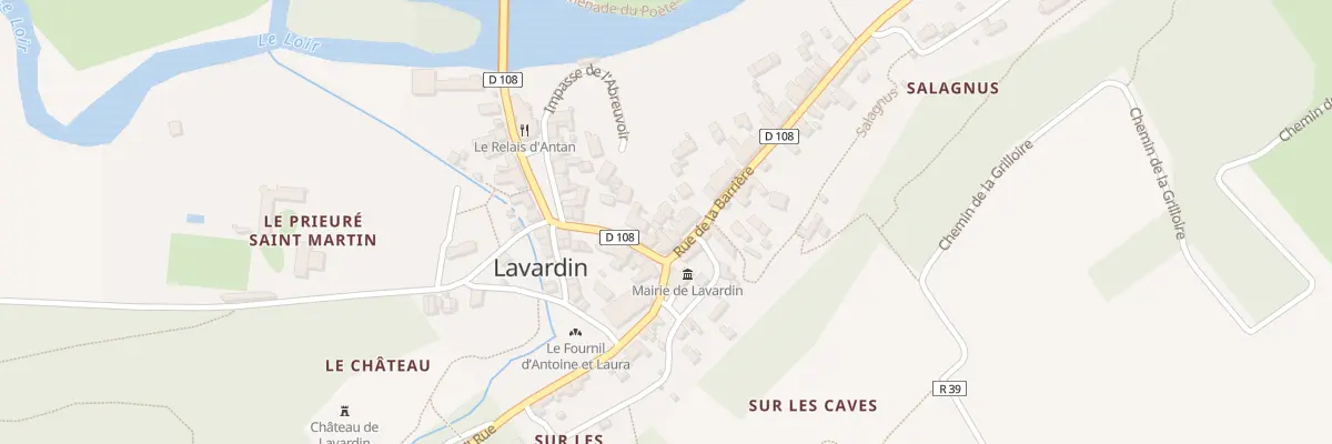 Plan du 4 Rue de la Barrière à Lavardin