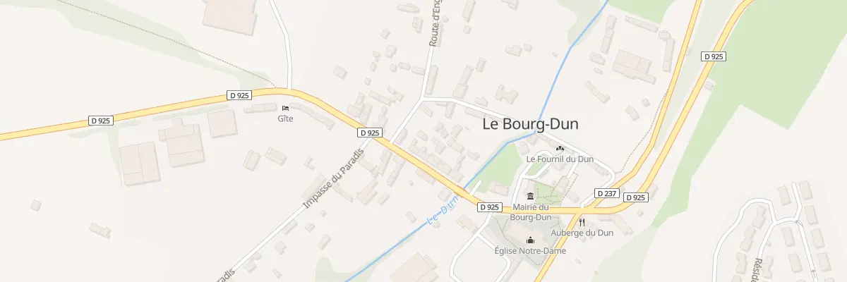 Plan du 18A Rte de Dieppe au Bourg-Dun