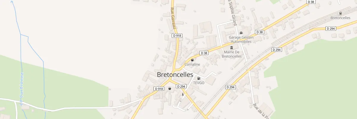 Plan du 2 Rue Garreau à Bretoncelles