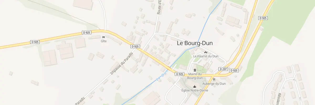 Plan du 5009 Le Bourg au Bourg-Dun