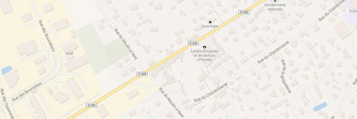 Plan du 759 Av Charles de Gaulle à Yerville
