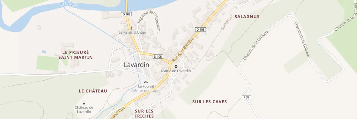 Plan du 3 Rue de la Barrière à Lavardin