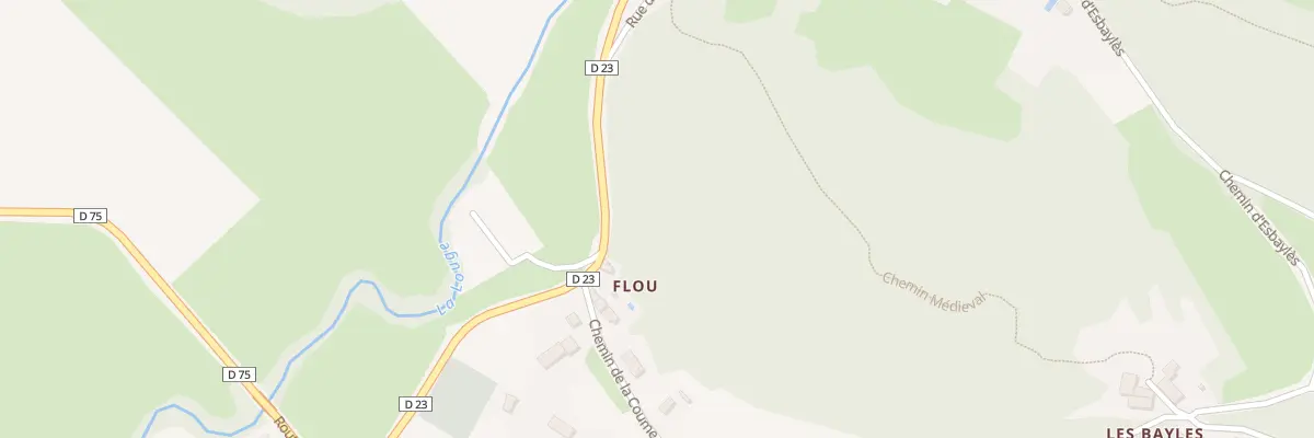 Plan du 1 Flou à Boussan